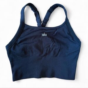 Alo Ribbed Seamless Bra Tank